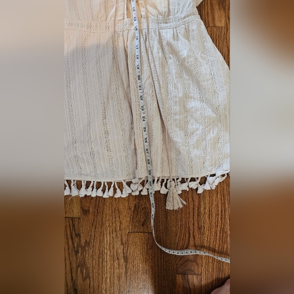 Ale by Alessandra Bruna Mini Dress off White Boho Size Small - Picture 8 of 9